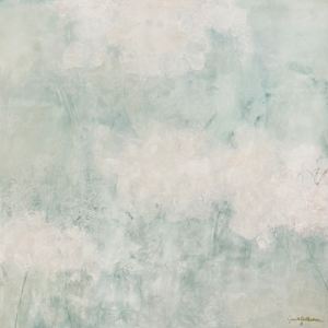 Weightless Presence, soft, serene, original artwork by Juanita