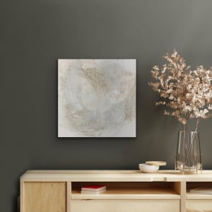 Organic 3, 2023, neutral, earthy, 20 x 20 inches by Juanita 