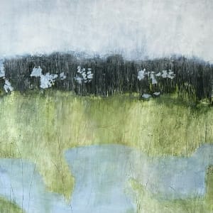 The Land 4, 2024, Acrylic on canvas, 48 x 60 inches by Juanita