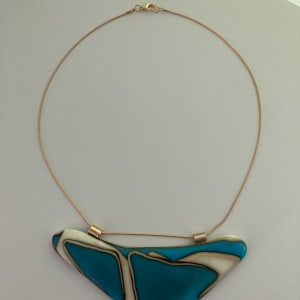 Triangular Pendant by Shayna Heller 