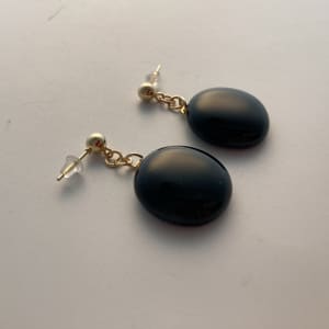 Fused Glass Earrings #109 by Shayna Heller 