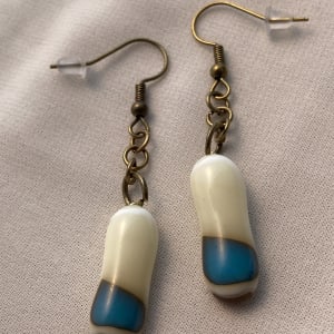 Fused Glass Earrings #29 