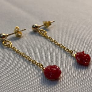 Fused Glass Earrings #45 by Shayna Heller, Image 2.