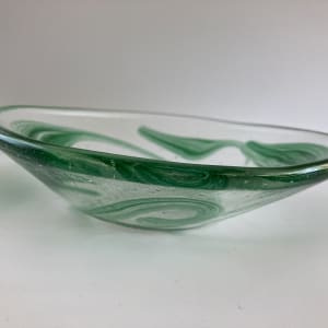 Green swirl bowl - HELL6 by Shayna Heller 