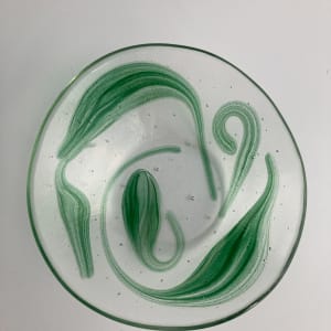 Green swirl bowl - HELL6 by Shayna Heller 