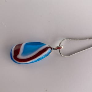Fused glass pendant #103 
