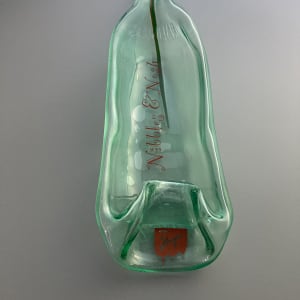 Upcycled Melted Wine Bottle #12 