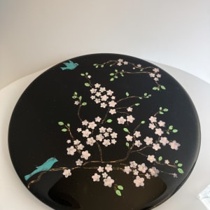 Spring Blossoms - A Lazy Susan by Shayna Heller 