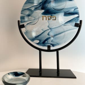 Seder Plate - Yam Suf 2 by Shayna Heller