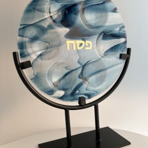 Seder Plate - Yam Suf 2 by Shayna Heller 