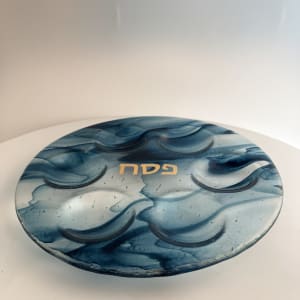 Seder Plate - Yam Suf 2 by Shayna Heller 