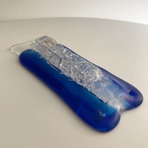 Custom - Wedding Glass Mezuzah by Shayna Heller, Image 1.