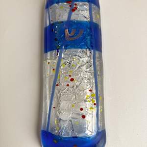 Custom - Wedding Glass Mezuzah by Shayna Heller, Image 4.