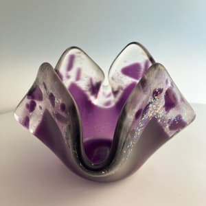 Votive Candle - Custom Purple by Shayna Heller 