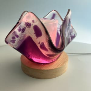 Votive Candle - Custom Purple by Shayna Heller 