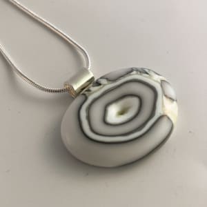 Fused glass pendant #289 by Shayna Heller