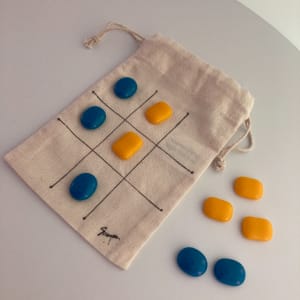Tic Tac Toe in-a-bag #2 by Shayna Heller 