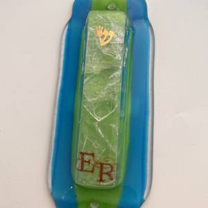 Custom Mezuzah - Elisheva & Rafi by Shayna Heller, Image 2.