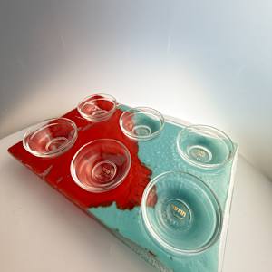 Seder Plate - Da'am by Shayna Heller 