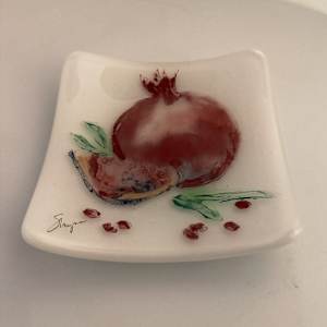 Pomegranate Dish - 5" by Shayna Heller 