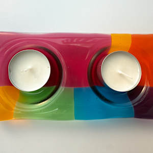 Tea Light Holder #40 by Shayna Heller 