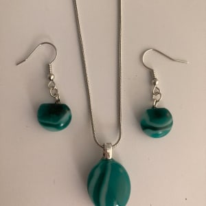 Pendant and earring set. #43 