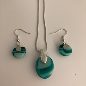 Pendant and earring set. #43 
