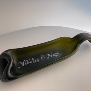 Upcycled Melted Wine Bottle #37