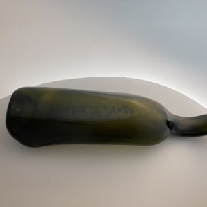 Upcycled Melted Wine Bottle #37 