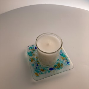 Memorial plate candle holder. #2 