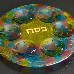 Seder Plate - Multicolor by Shayna Heller, Image 1.