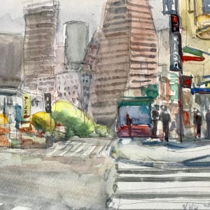 View of Columbus Avenue by Lucia Gonnella