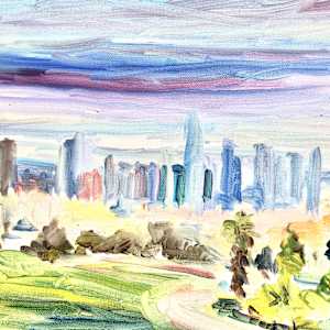 Dolores Park in the Fall by Lucia Gonnella