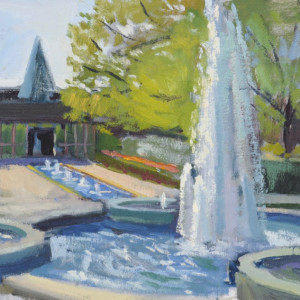 Fountains in Sunlight- Memphis Botanic Gardens by Matthew Lee