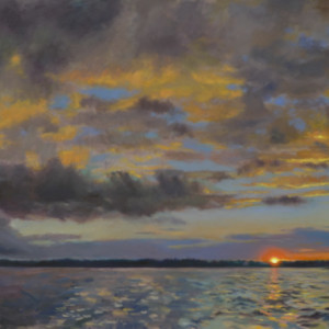 Golden Sunset on Arkabutla Lake by Matthew Lee 