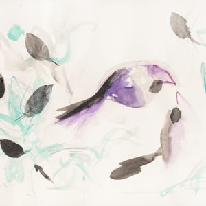 Purple birds aka LOVE by Alba Escayo
