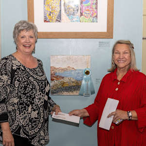 Secret Cove by Melissa Brauen  Image: Award winning artwork in The Arts, Hancock national competition 