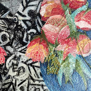 Synergy by Melissa Brauen  Image: collage create the clothing and flowers 