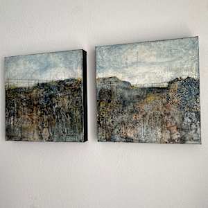 Onward I & II Diptych by Melissa Brauen 