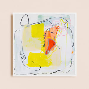 Rhythmic Construction I (Square Format) by Maria Lankina 