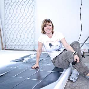 Love Faces / 96" x 96“ by Maria Lankina 