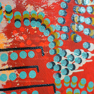 Soft System Pulse by Maria Lankina  Image: artwork detail close up 
