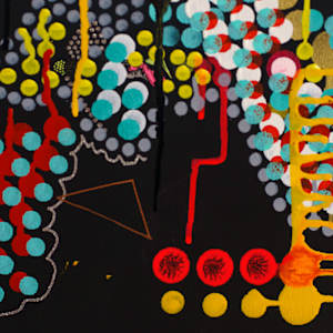 Soft System Blooming by Maria Lankina  Image: Artwork detail close up 