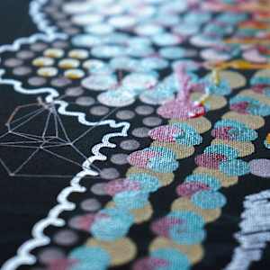 Soft System Blooming by Maria Lankina  Image: Artwork detail close up 