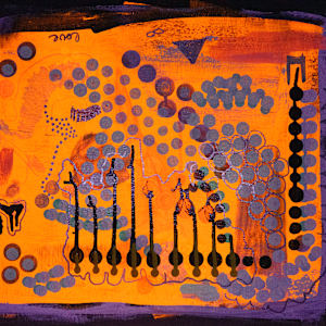 Soft Systems: Infinity Loop by Maria Lankina  Image: Artwork photographed in UV light 