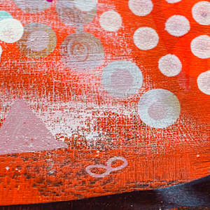 Soft Systems: Infinity Loop by Maria Lankina  Image: Artwork detail close up with infinity sign visible