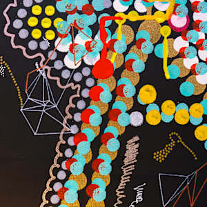 Soft System Blooming by Maria Lankina  Image: Artwork detail close up 