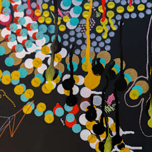 Soft System Blooming by Maria Lankina  Image: Artwork detail close up 