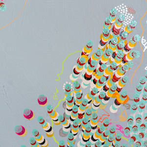 Drift Array (Custom Blue Field) by Maria Lankina 