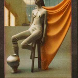 Curtain Test / Gravity Study by Maria Lankina 